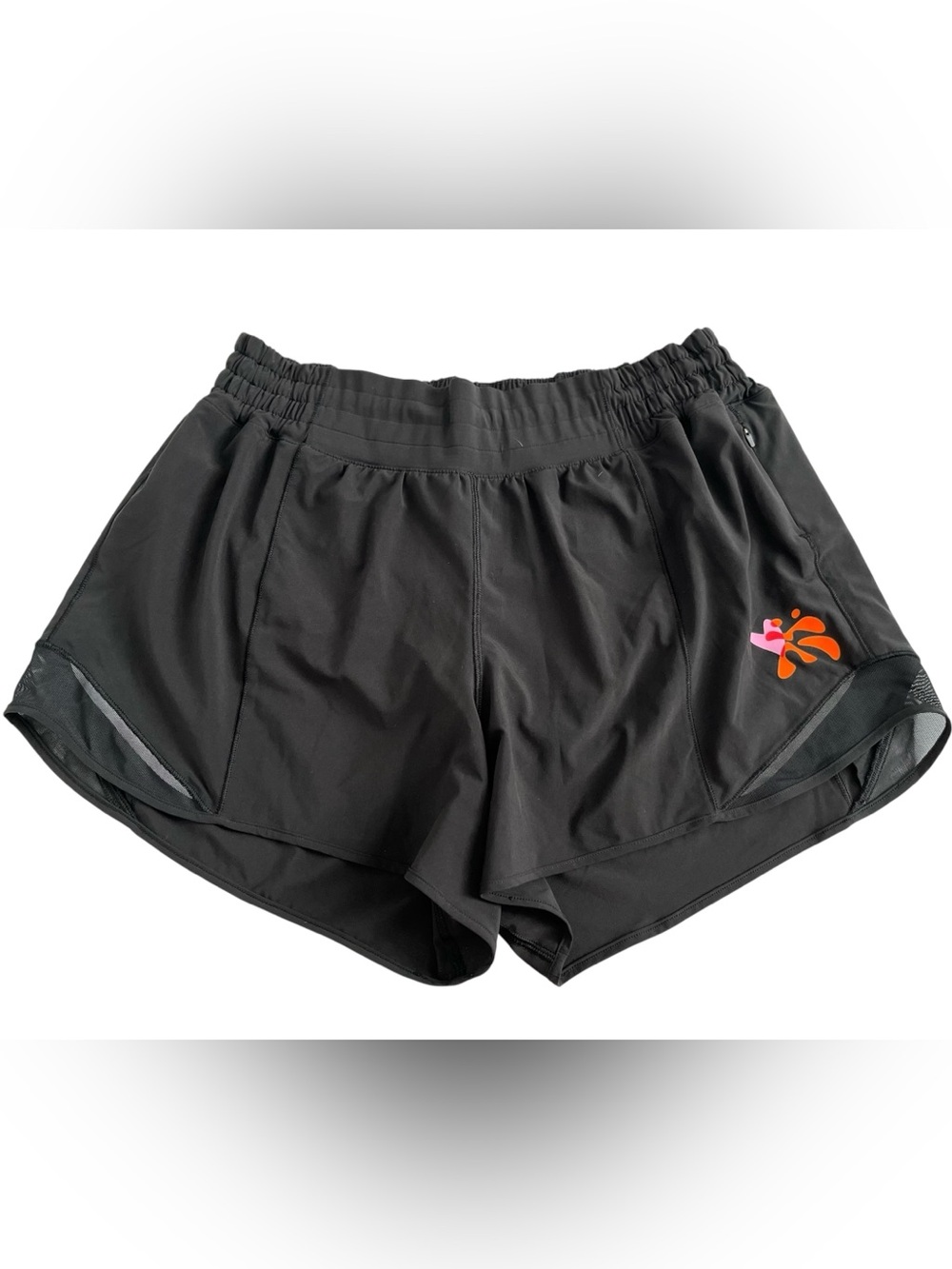 lululemon athletica hotty hot pride Black Athletic Short